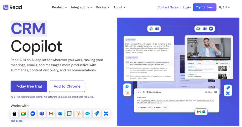 Read AI website