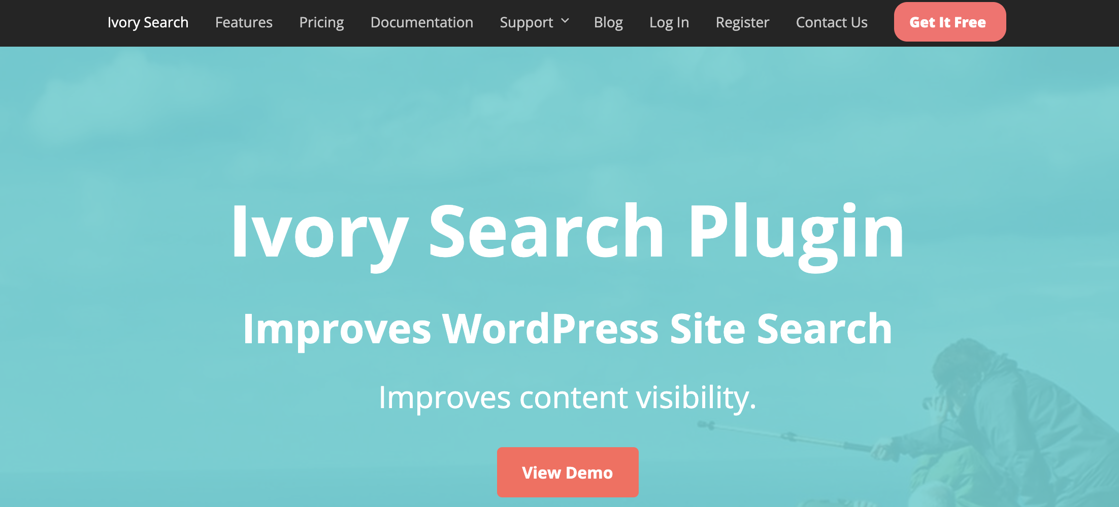 Ivory Search landing page