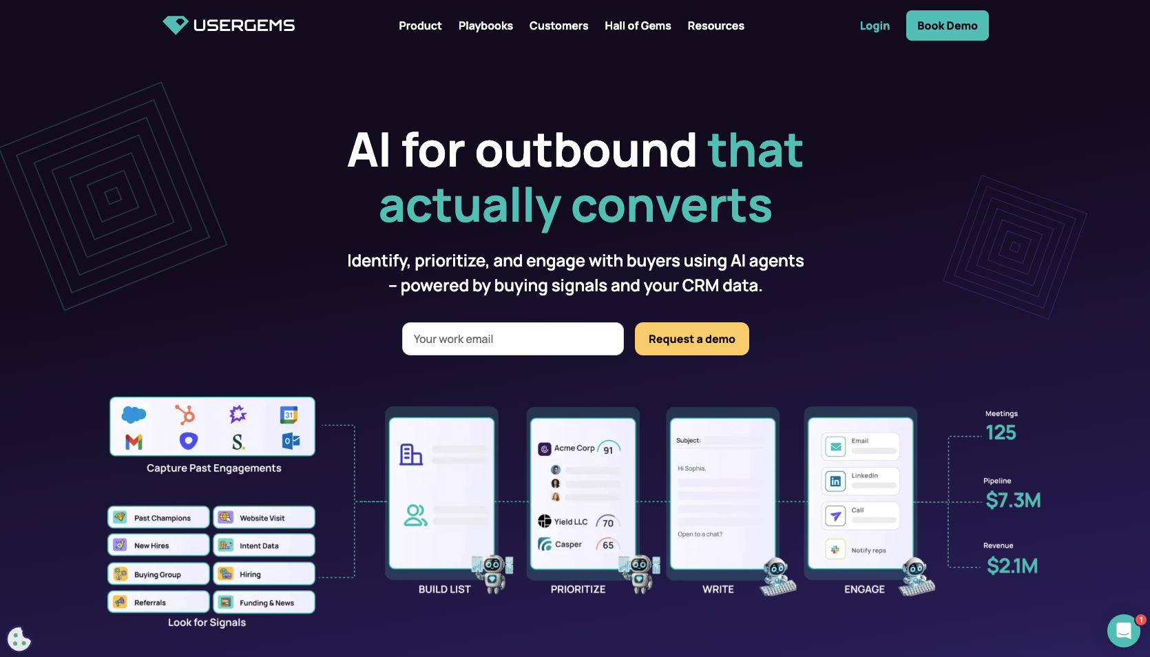 UserGems Landing Page