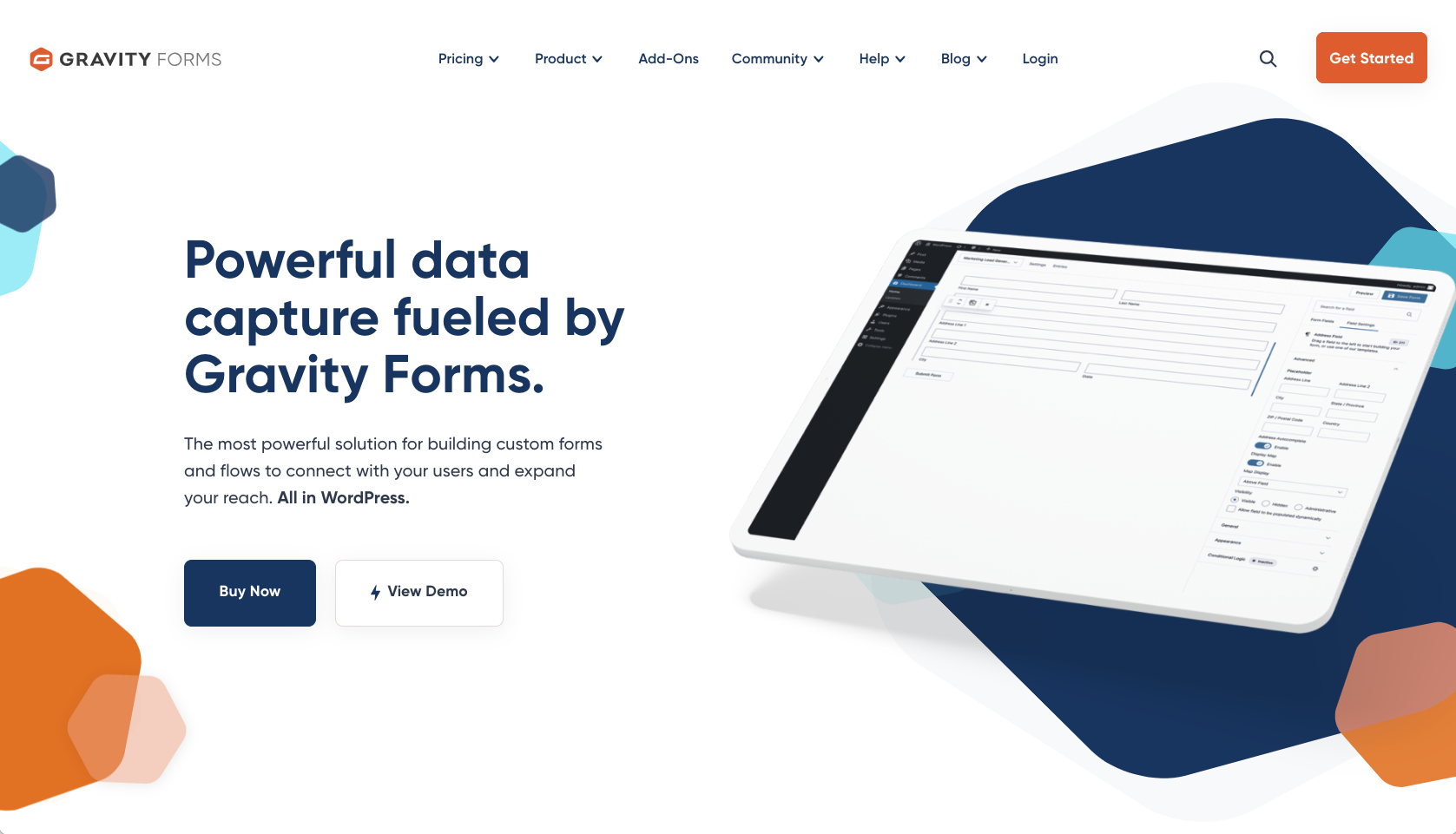Gravity Forms Landing Page