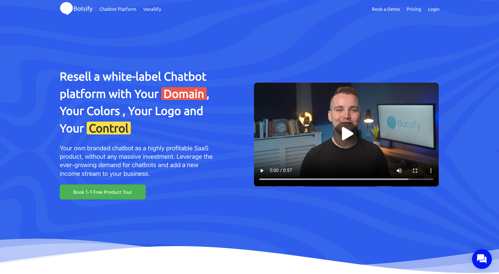 Botsify Landing Page