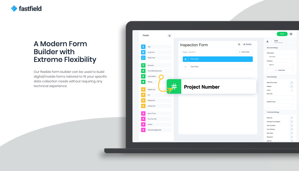 User Interface of FastField