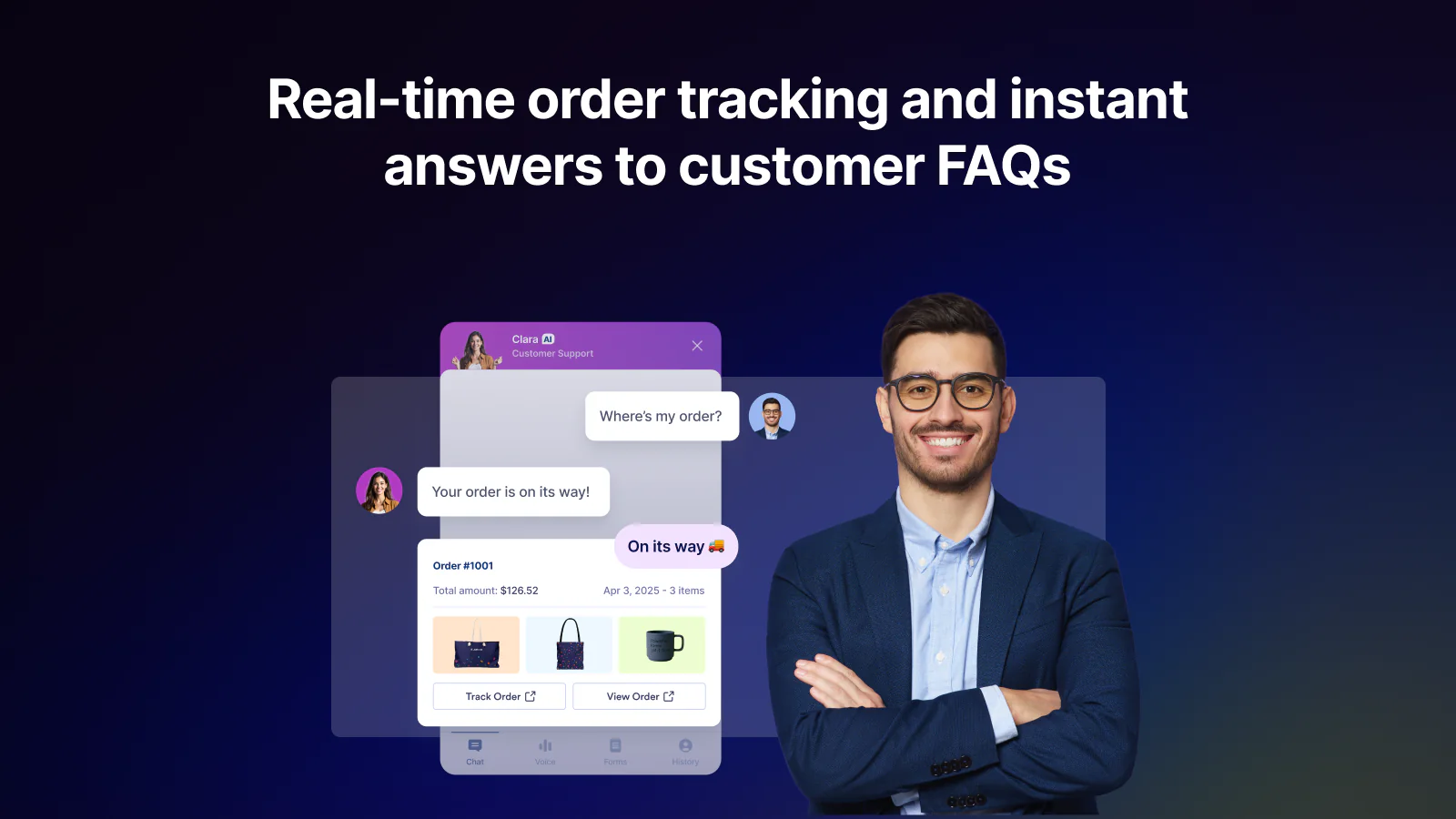 User Interface of Jotform AI Chatbot & Live Chat for Shopify