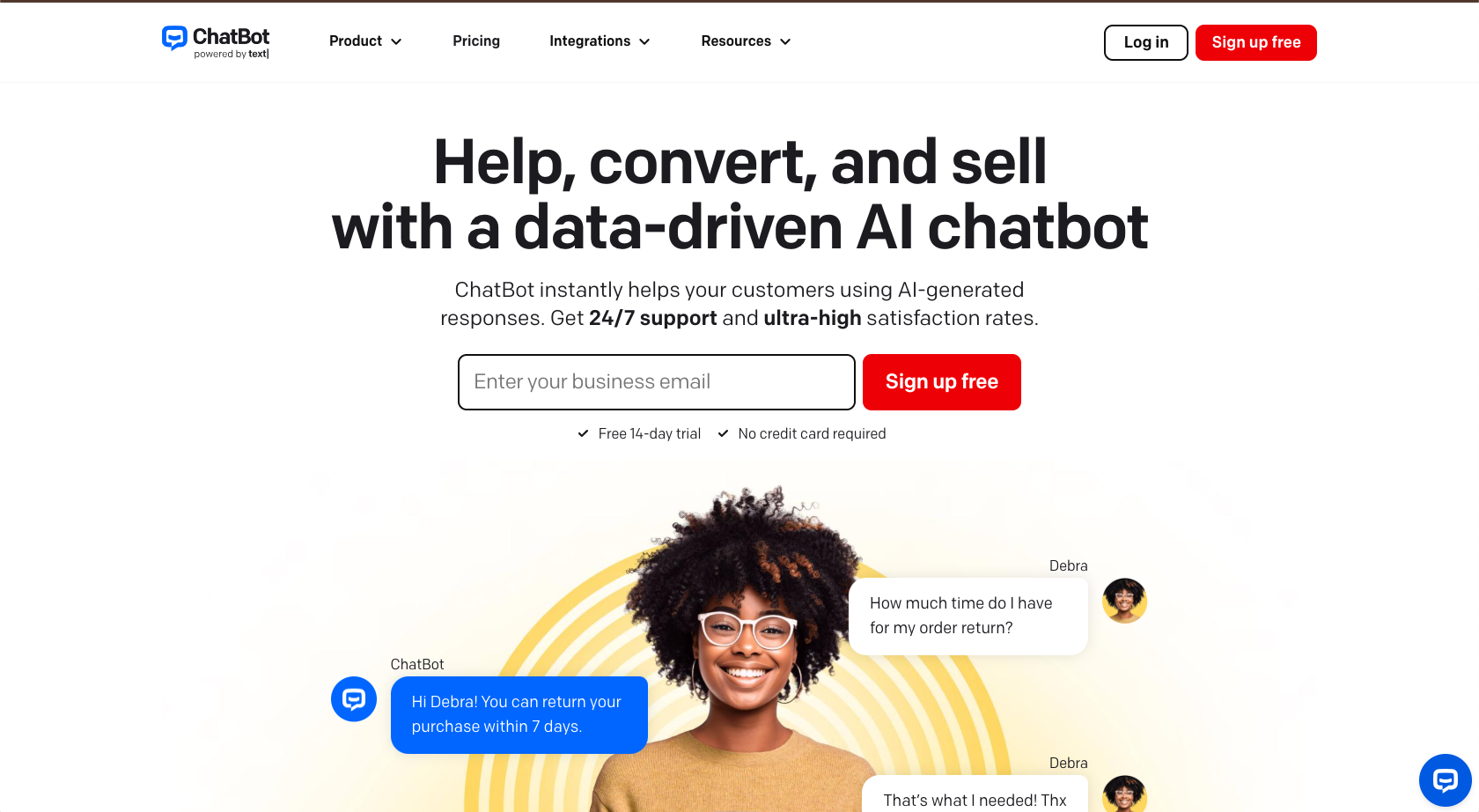 ChatBot Landing
