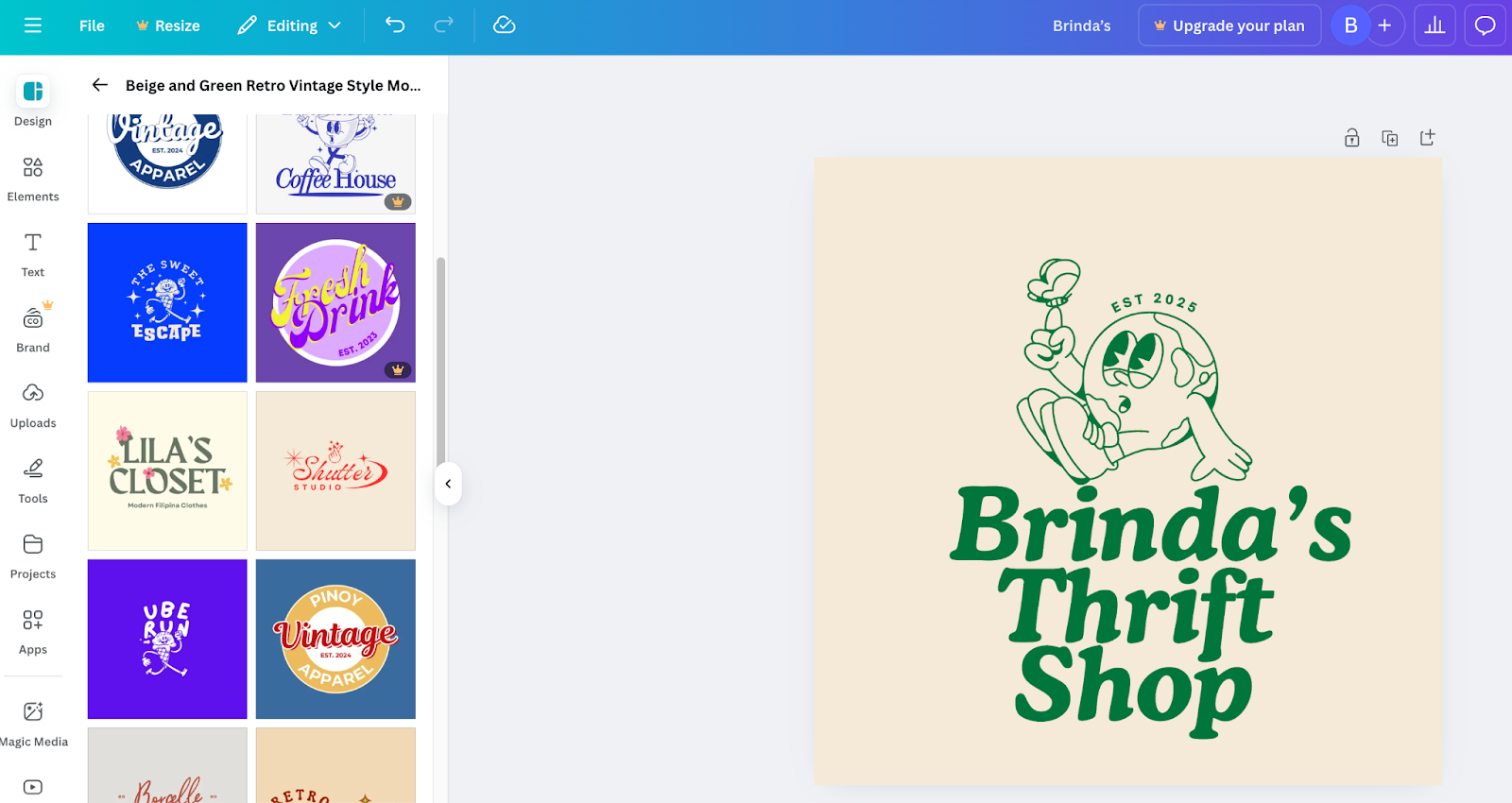 Canva Editor