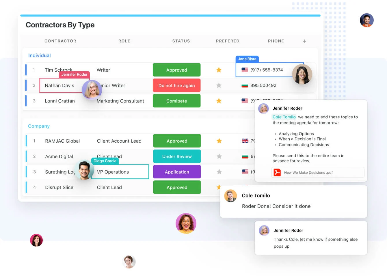 Interfaz de usuario de SmartSuite