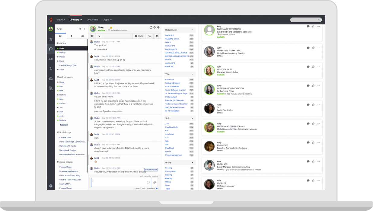 Genesys Cloud CX Conversation Inbox View