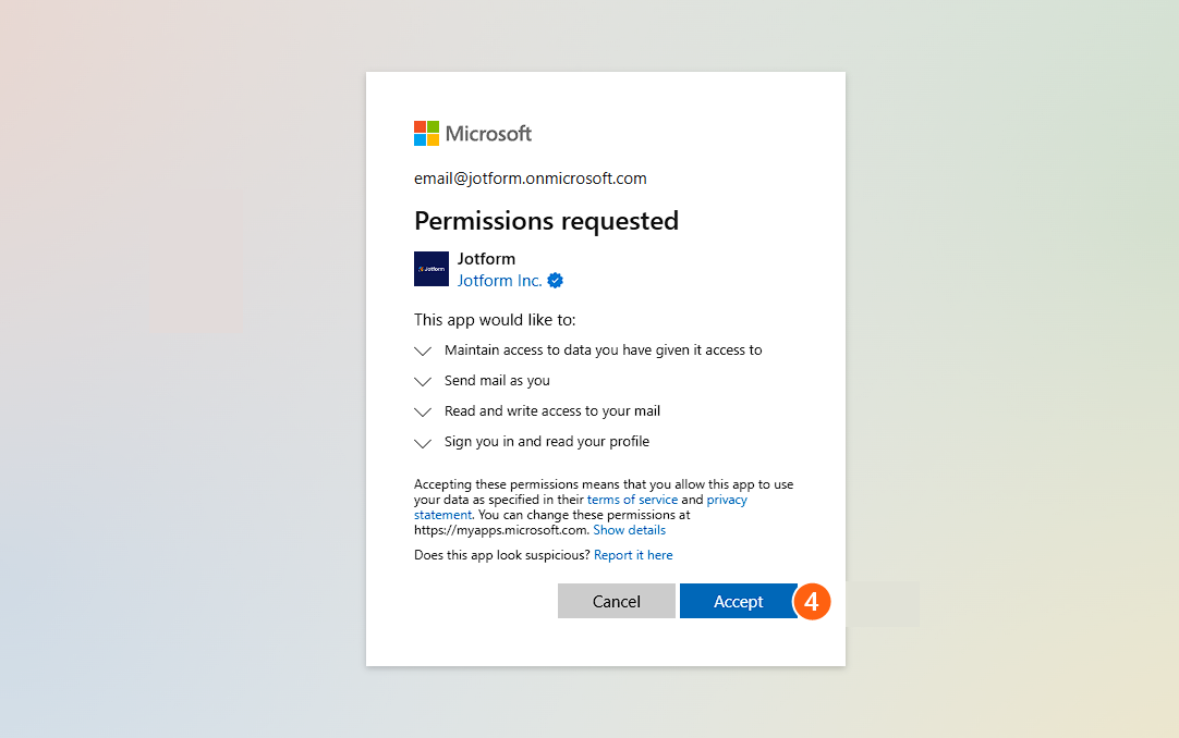 So verwenden Sie Microsoft Outlook als Absender-E-Mail über SMTP Image-3