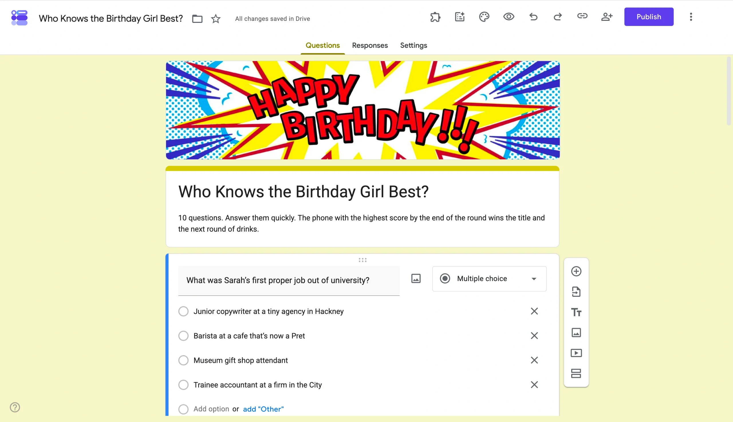 13 Google Forms ideas for friends, fun, and business (2026) Image-4