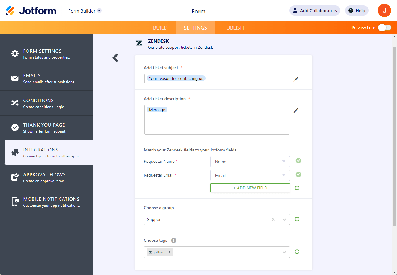 How to integrate Zendesk with Google Forms Image-3
