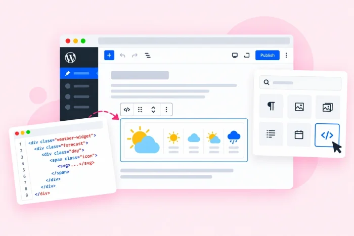 Comment ajouter un widget météo à WordPress